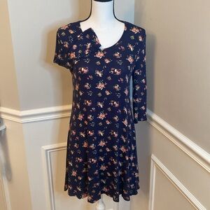 Rue21 Blue Floral Dress size medium